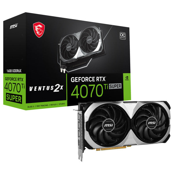 MSI GeForce RTX 4070 TI SUPER 16G VENTUS 2X OC MSI GeForce RTX 4070 TI SUPER 16G VENTUS 2X OC